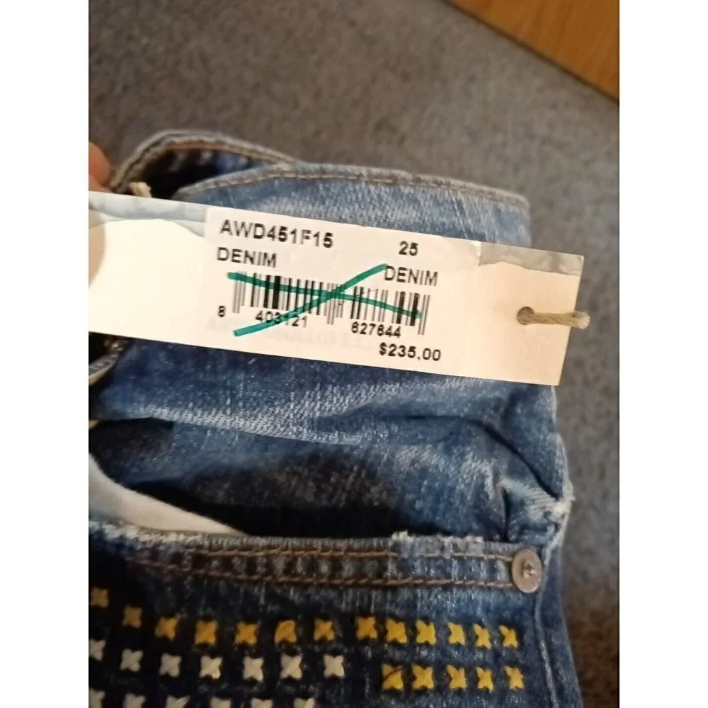 Artisan de Luxe Size 25 Destroyed Jeans Premium 29.5 x 30